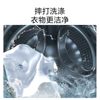松下(Panasonic)滚筒洗衣机全自动10公斤 95度除菌洗 变频三维立体洗 节能静音XQG100-L165
