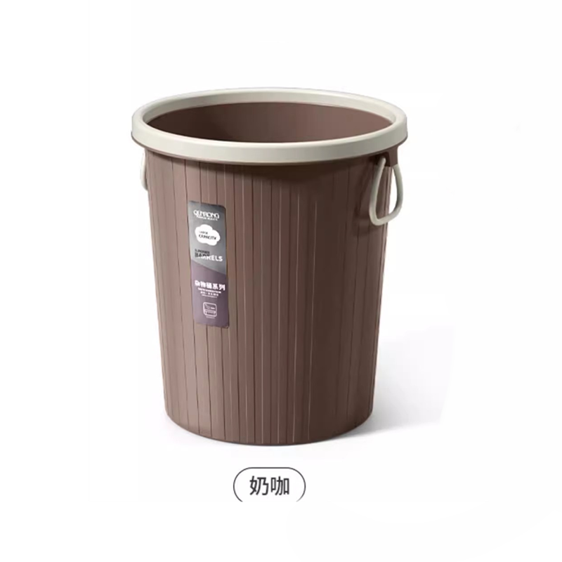 易企采 12L垃圾桶纸篓无盖带压圈家用客厅厨房卫生间卧室大容量简约商用[2个装]高清大图