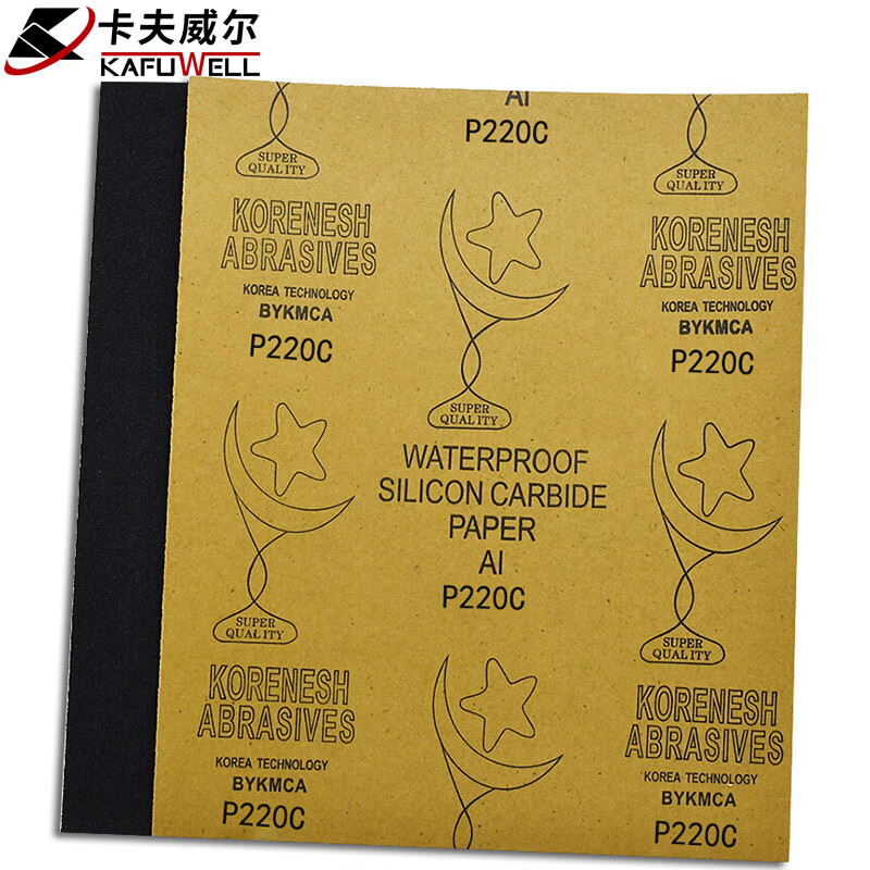 卡夫威尔 砂纸 240目 金属打磨专用 高效去锈 顺滑不伤漆 防堵塞设计高清大图