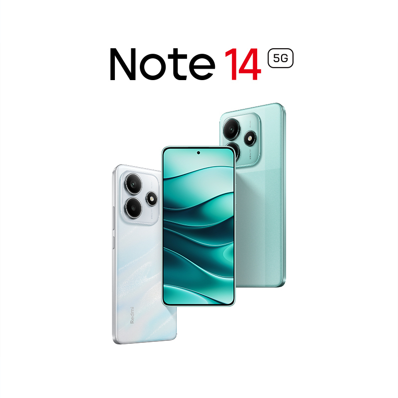 小米Redmi Note14 幻影青 8GB+256GB 天玑7025-Ultra 5芯 45W快速充电 5110mAh电池 IP68防尘防水手机高清大图