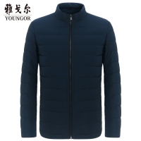 Youngor/雅戈尔冬季男士短羽绒服商务休闲优雅男装外套613PQA