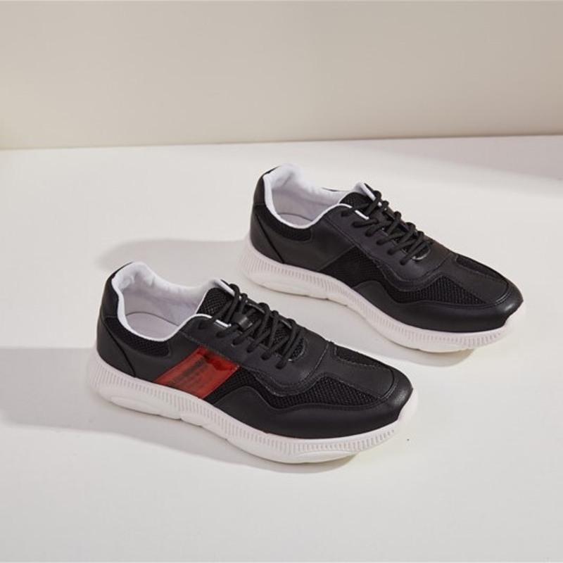 红蜻蜓运动鞋男士网面透跑步鞋红星休闲鞋子男网鞋a061101