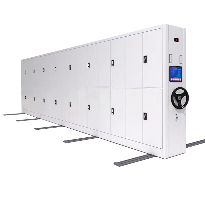 利特莱依密集柜档案室电动智能密集架移动档案柜凭证资料柜手摇文件柜一列8组每立方(智能)高清大图