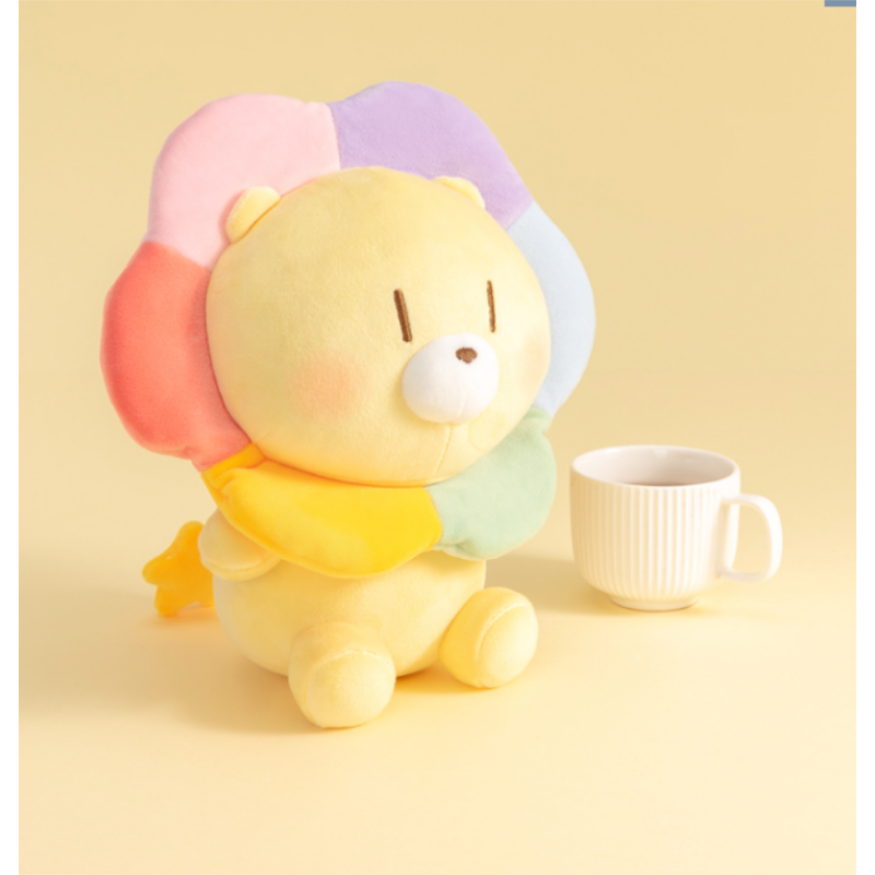 名创优品(miniso) 小狮bobo系列公仔女生宿舍床上超软可爱玩偶-坐姿