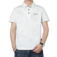 Jeep spirit 短袖男夏季宽松商务休闲polo衫男装翻领薄款半袖T恤