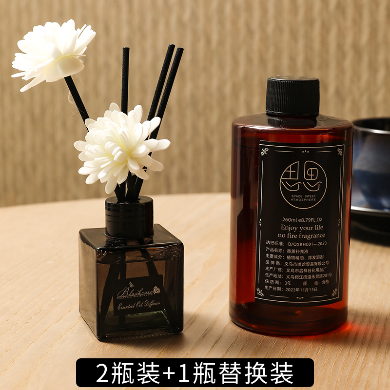 栀子花香薰家用室内持久留香卧室女生淡香水卫生间除臭空气清新剂 优惠价2瓶+260毫升补液栀子花沁人心脾