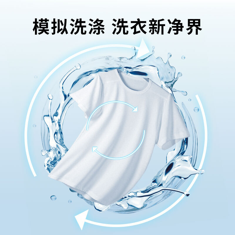 松下(Panasonic)洗衣机全自动10公斤洗烘一体机 BLDC变频电机 95°除菌 泡沫净 XQG100-NGA5V高清大图