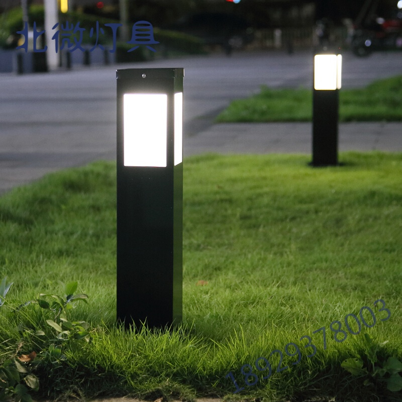 太阳能草坪灯户外防水庭院灯花园灯地灯方形景观灯led小区矮路灯奥本