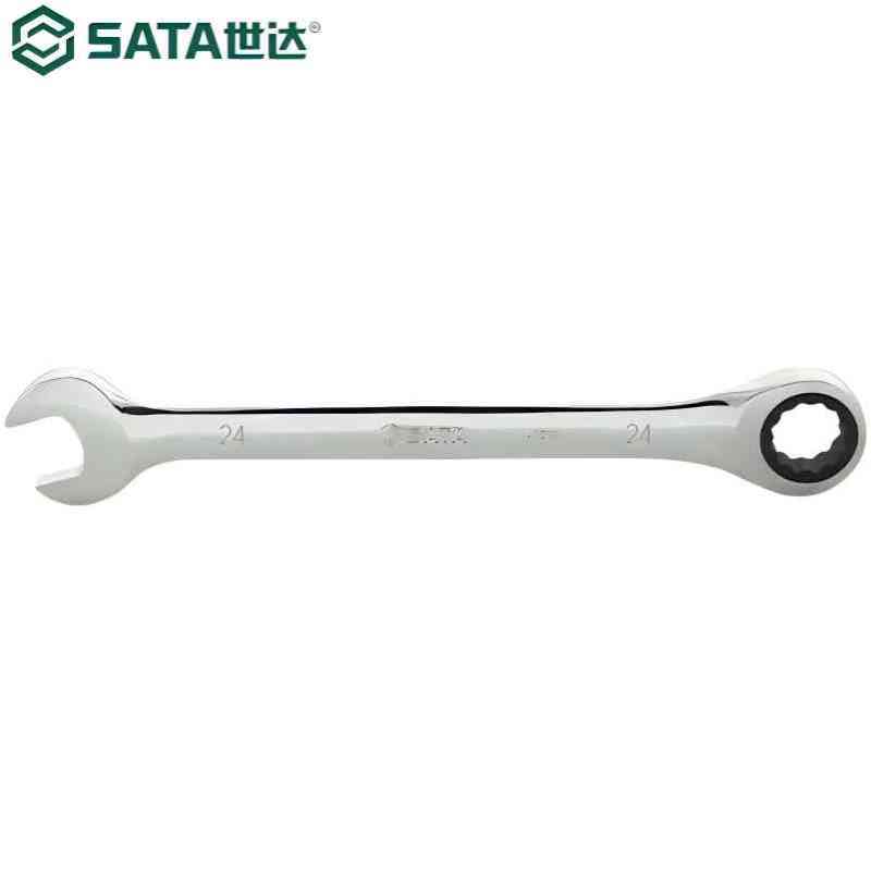 世达(SATA)工具24mm 公制全抛光两用快扳 SATA-43215高清大图