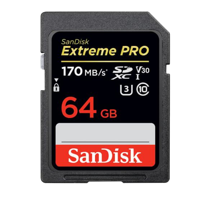 闪迪（SanDisk）64GB SD存储卡 U3 C10 V30 至尊超ji速版 读速170MB/s 写速90MB/s高清大图