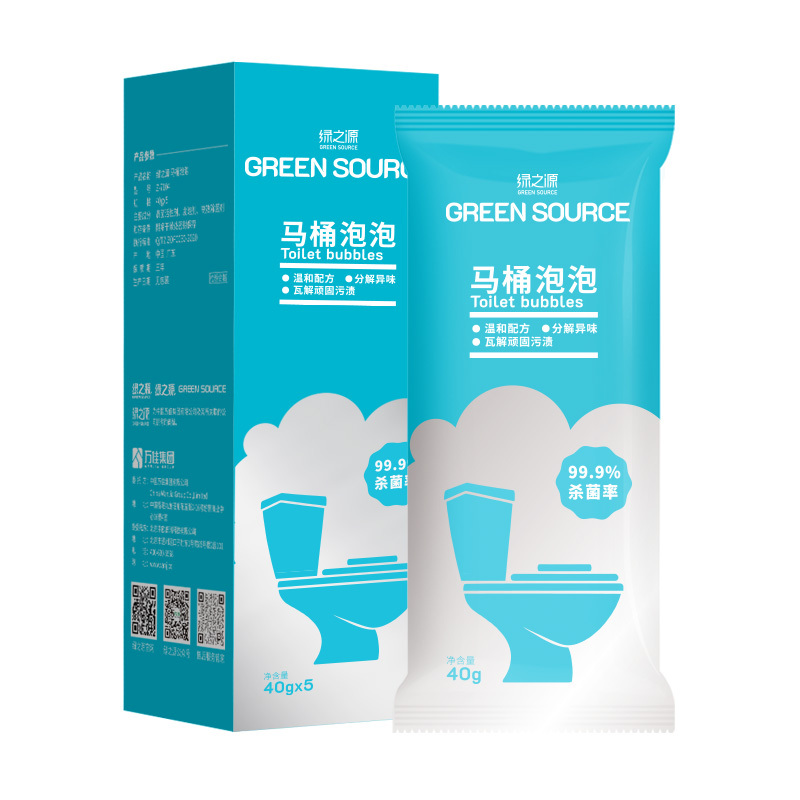 绿之源(GREEN SOURCE) 马桶泡泡40g*5袋