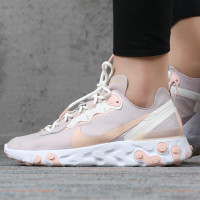 NIKE/耐克 女鞋 2020新款REACT ELEMENT 55高桥盾缓震运动防滑跑步鞋 BQ2728-012
