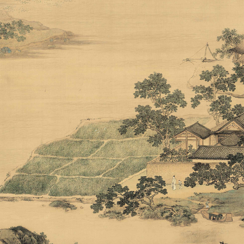 [正版]5册中国画教学大图临摹范本 明 仇英 安徽美术出版社高清大图