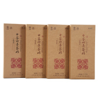 中粮中茶牌 湖南安化黑茶 百年木仓 四喜福禄寿喜紧压黑茶砖 4片/套