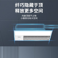 松下(Panasonic)厨房空调一体机嵌入内置高效防油污 强劲制冷原装LED灯适用新房加装强效制冷HBF0RDA豪华款