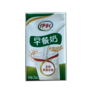 伊利早餐奶无菌砖麦香味250ml*24盒