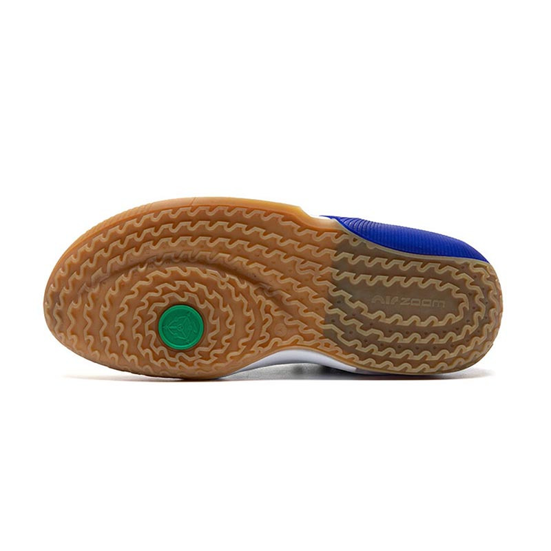 大童nikeairzoomcrossover2透气耐磨低帮儿童篮球鞋白蓝绿fn6675500