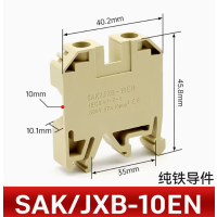 接线端子; SAK-10EN ;额定电压(V):380;一个最小起订量是100个