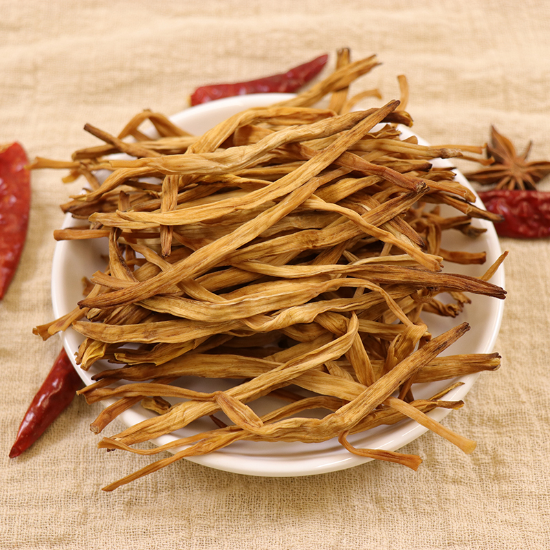 一品爽黄花菜200g 金针菜脱水蔬菜火锅煲汤 南北蔬菜干货