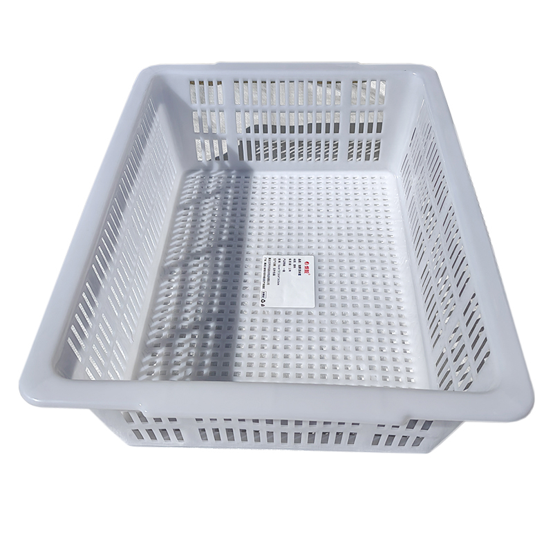 炯毅 收纳盒洗菜篮蔬菜塑料篮子配货框子长方形周转框收纳筐 加厚沥水筐 51cm*37.5cm*14.5cm 个高清大图