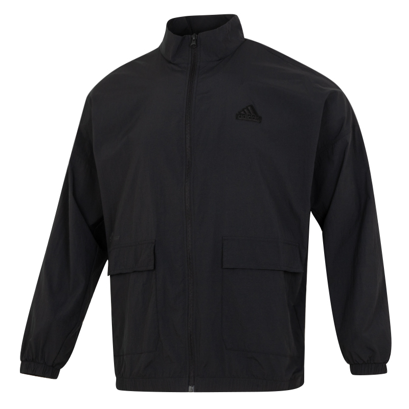 阿迪达斯(adidas)外套男装新款健身训练运动服立领防风休闲舒适梭织夹克 IT3954 ZP