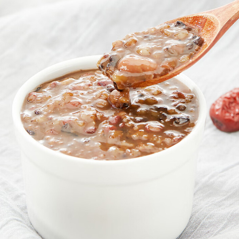 绿帝八宝粥饱满圆润大小均匀自然清香绵密可口多重搭配460g高清大图