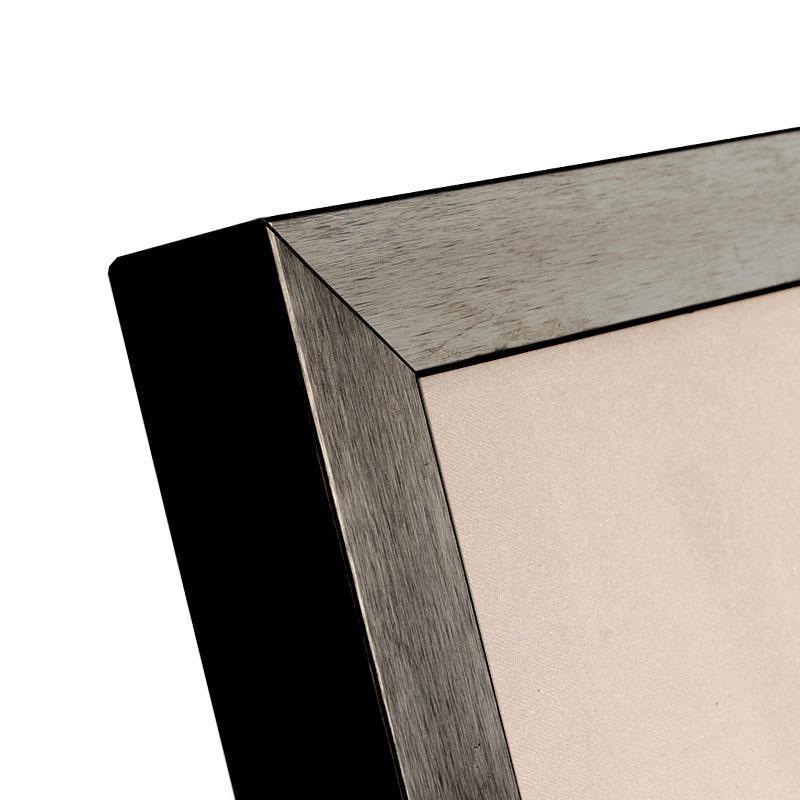 BONJEAN金属折叠移动双面半透纱客厅隔断折屏抽象简约北欧小户型屏风高清大图