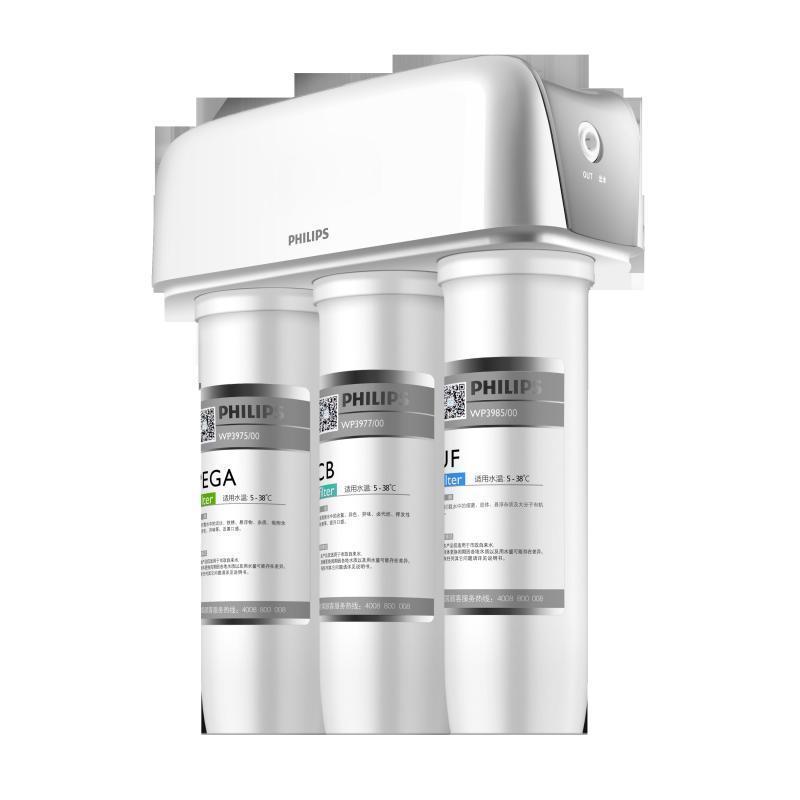 飞利浦 Philips 超滤净水器 厨下式 净水流量2L/min 直饮机 WP4160/00