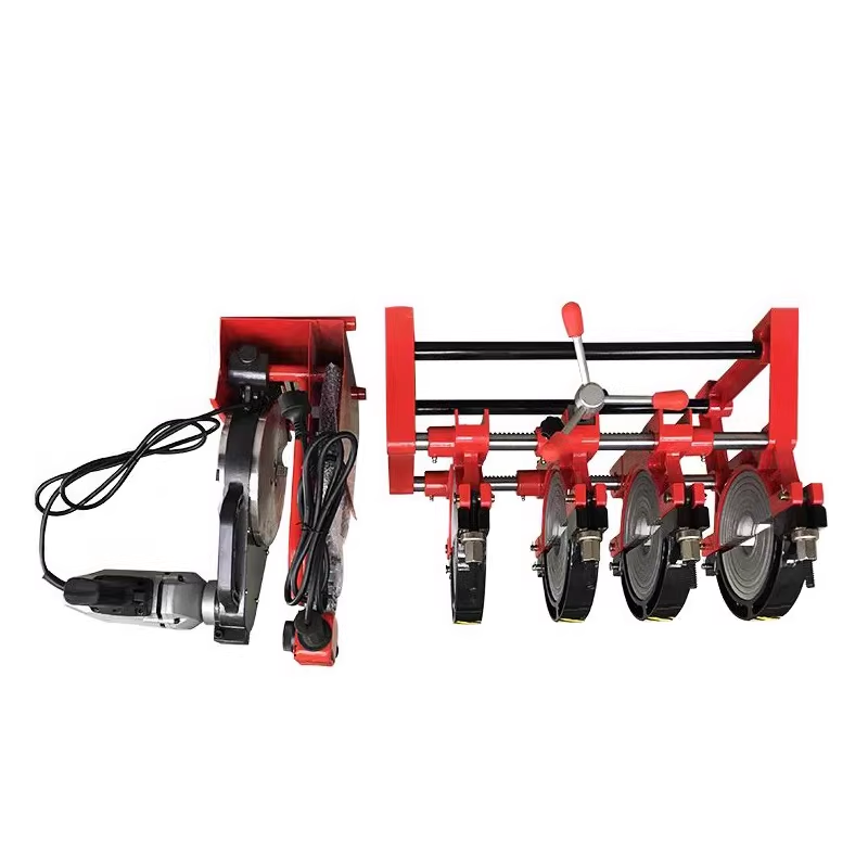 中锦科技 PE管热熔焊机 PE焊机手动对接焊机 63-160[二环整机]数显+保压 台高清大图