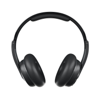 骷髅头(Skullcandy)Cassette卡带头戴式蓝牙耳机 舒适耳垫设计 22小时续航配备快充 黑色