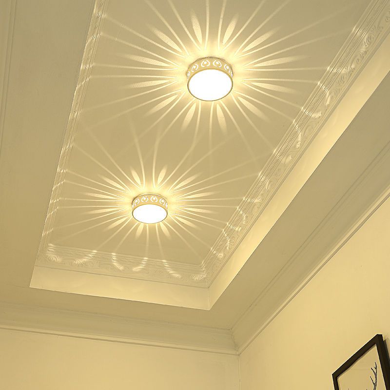 网红过道灯走廊灯简约现代创意led筒灯门厅入户玄关灯造型吸顶灯