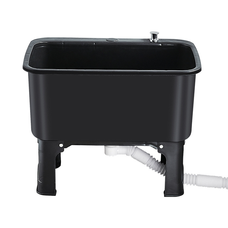 拖把池手逗阳台户外洗拖布池厕所卫生间接水槽高脚盆家用落地式墩布池