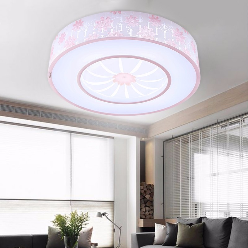 FSL佛山照明led吸顶灯 简约现代家用灯饰圆形温馨浪漫灯具房间卧室灯