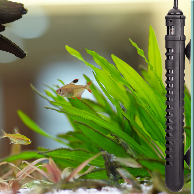 鱼缸加热棒防爆自动恒温LED数显石英加温棒发热棒水族箱加热器高清大图
