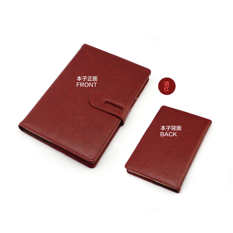 带扣皮面笔记本 zxw
