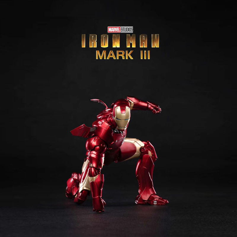 漫威正版mk4钢铁侠手办装饰品发光可拼接格纳库usb摆设品复仇者联盟3