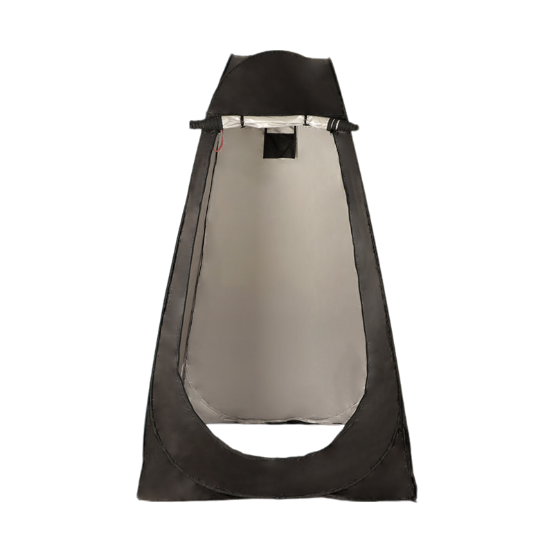 劲脉 户外洗澡帐篷 黑色-120*120*190CM 顶高清大图