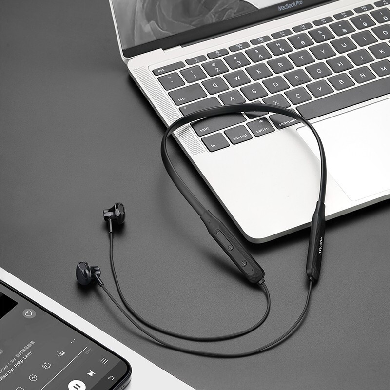 沃品 颈戴式运动蓝牙耳机-BT26P黑色高清大图