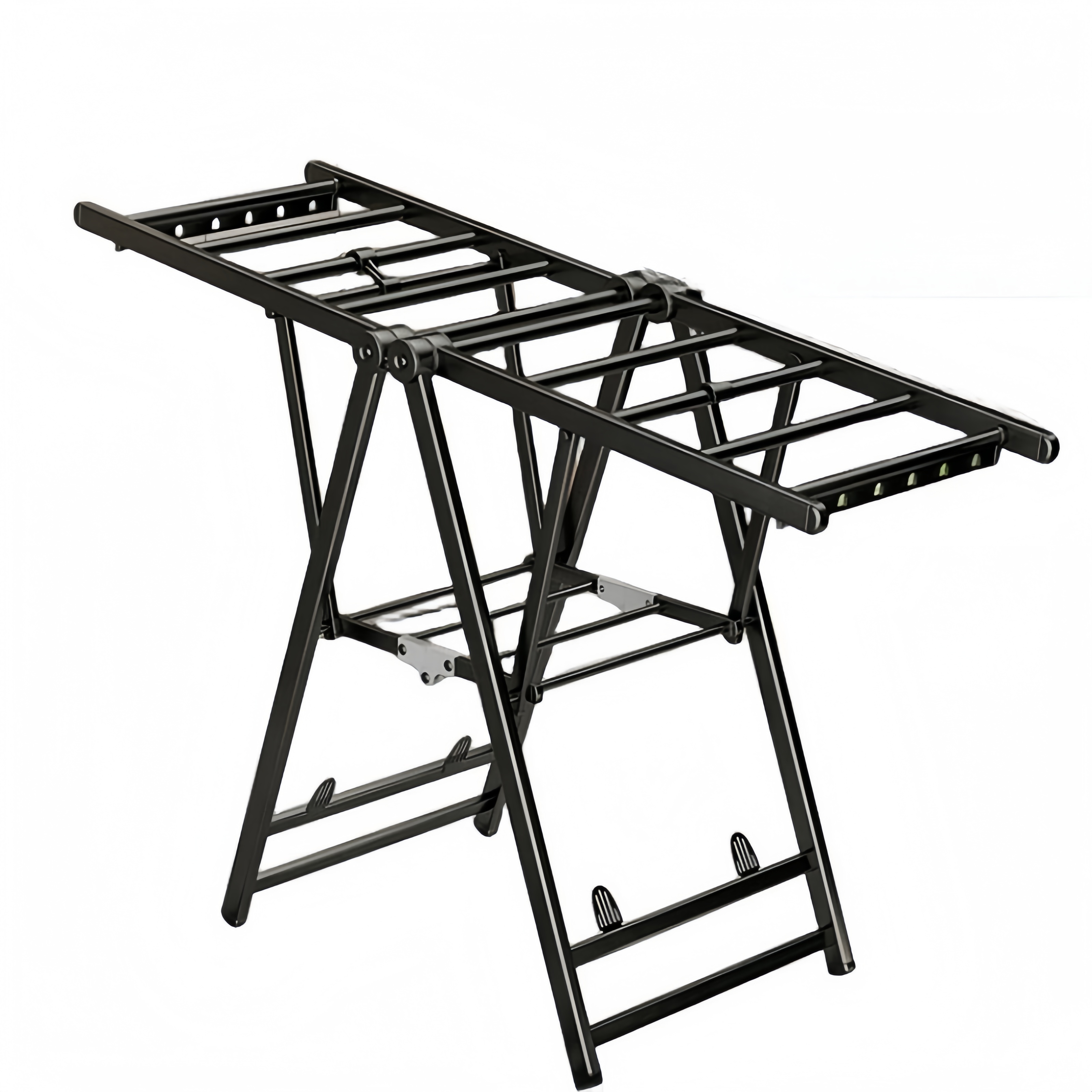 珂攸洋落地晾衣架升级灰高清大图