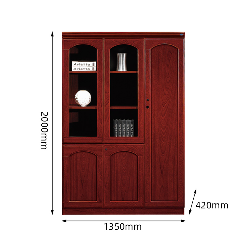 初嘉(CJ)CJ4052421 木质文件柜 三门 1350*420*2000mm(单位:台)高清大图