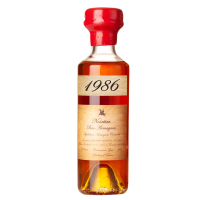 诺瓦迪同龄酒 1986年份 法国雅文邑白兰地200ml 原瓶进口洋酒 礼盒装 收藏酒 生日酒 年份酒
