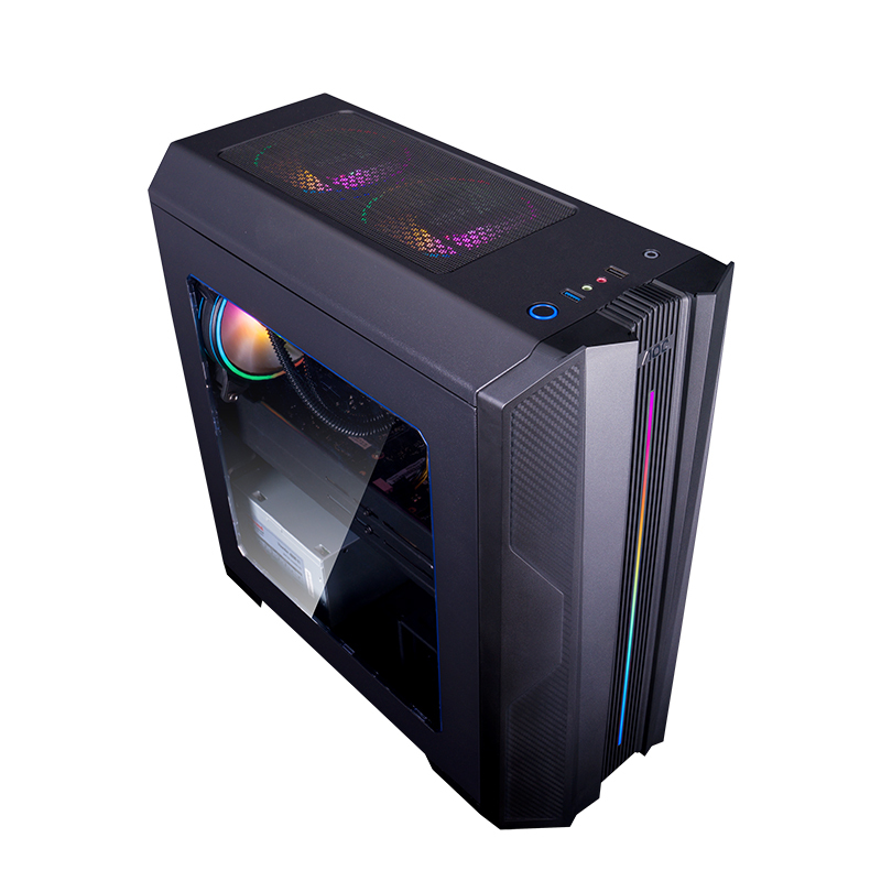 AOC 917电竞游戏设计i5十代六核台式机品牌电脑套机27英寸 （i5 10400F 16G 512G 6G）