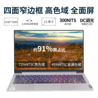 联想(Lenovo)小新13 2020款 十代i7-10510U 8GB 512GB固态 MX350 2G独显 13.3英寸高色域轻薄本 商务办公学生游戏笔记本电脑 非Pro13