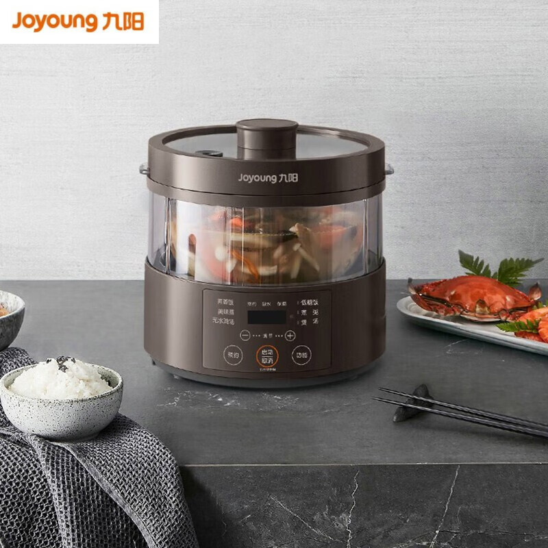 九阳(Joyoung) F30S-S360 蒸汽电饭煲 电饭锅多功能家用无涂层玻璃内胆高颜值电饭煲