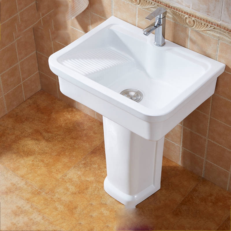 陶瓷盆洗衣池带搓衣板