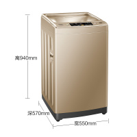 海尔(Haier)EB80BDF9GU1 8公斤 全自动家用波轮洗衣机 直驱变频 幂动力 智能投放 1级能效