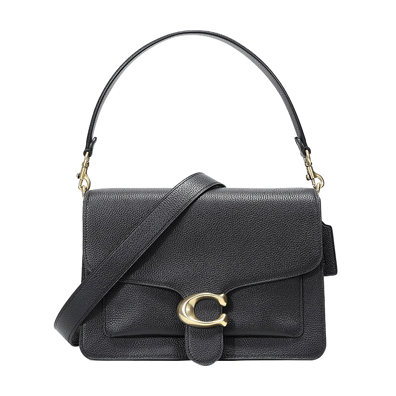 蔻驰coach奢侈品女士专柜款parker系列牛皮单肩斜挎包深红色18号小号