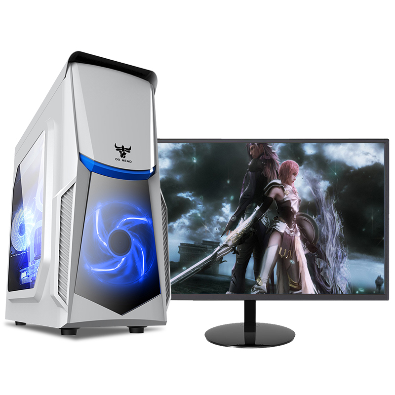 世纪之星 酷睿i7四核 GTX1050Ti 4G独显/16GB内存/480G固态+500G机械盘 台式机 台式电脑DIY组装机 电脑主机组装电脑 商务家用办公游戏电脑+19英寸全套