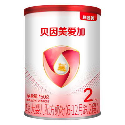 贝因美爱加较大婴儿配方奶粉（6-12月龄，2段）150g