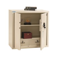 威尔信 V-66-A 电子密码锁保密柜 H900*W900*D430mm （单位：件）米白色
